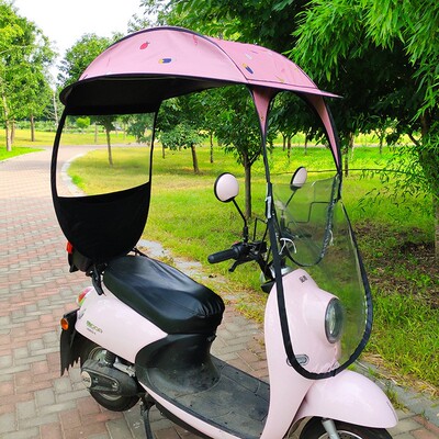 电瓶车雨棚蓬小型遮阳伞