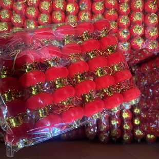 网红五层塔配饰绒布小灯笼挂件一包30个