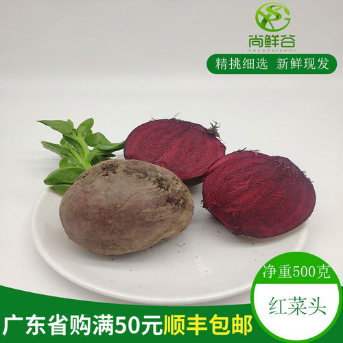 新鲜 去叶甜菜根 养生根甜菜 红菜头 甜菜头 榨汁1斤广东10斤包邮