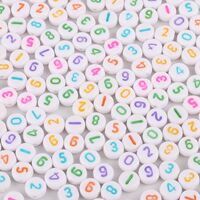 Acrylic loose beads, English letter beads, diy accessories, hand-strung beads, friendship bracelet, necklace, jewelry material package thumbnail 4