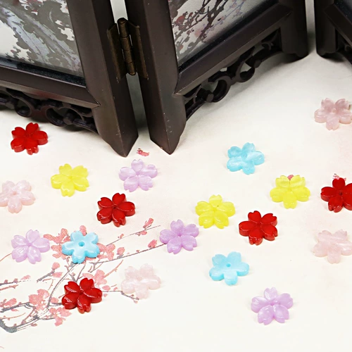 Аклитовые вишневые цветы, пятилетние вспомогательные материалы для цветов DIY Древний ветерок