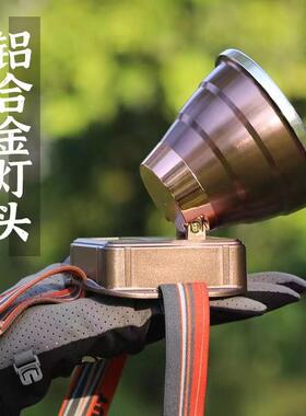 牛掌门头灯P90强光可充电头戴式LED大光圈超亮远射白光激光炮矿灯