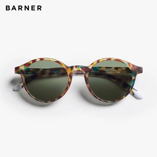 BARNER复古玳瑁色太阳镜