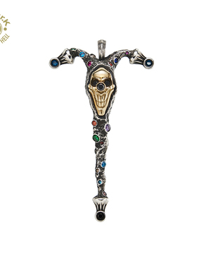 Arthur.K骷髅头吊坠项链情侣配饰