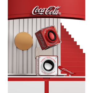 可口可乐 (CoCa-Cola) A01蓝牙音响无线小音箱便携式小型低音炮