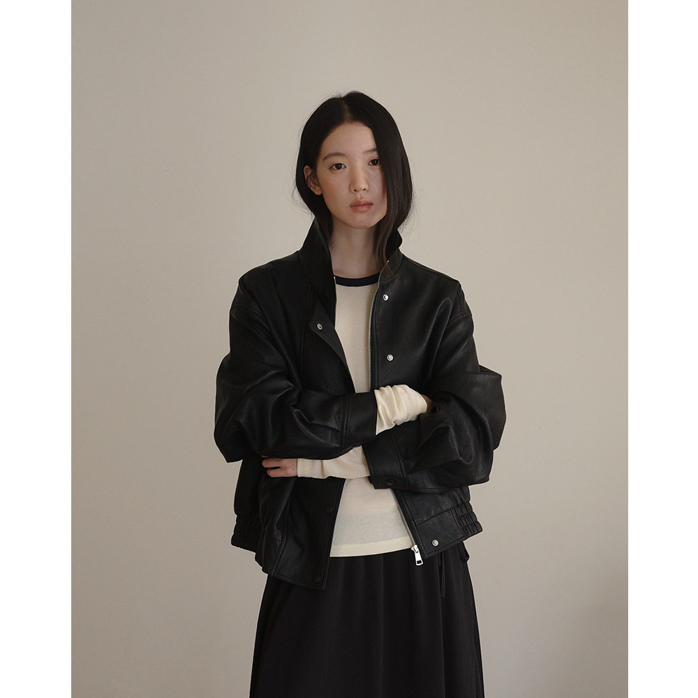 EVERTRUE 皮衣PU2026女装春新款韩版工装简约宽松短款外套92352