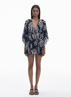 KAMENCAT超遮肉比基尼三件套小胸聚拢沙滩度假温泉2026新款带罩衫