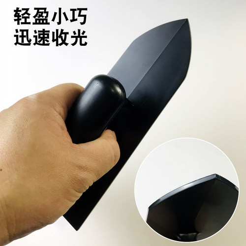 艺术批刀加厚弧边塑料尖头收光刀