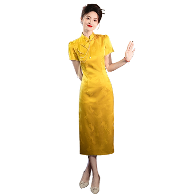 订婚礼裙日常可穿旗袍敬酒服