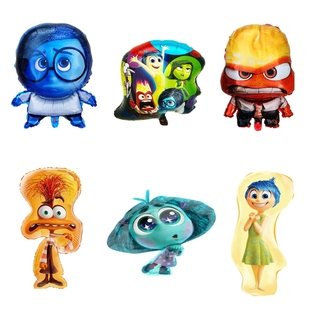 头脑特工队主题生日派对装 饰气球优优焦焦男孩周岁宴布置玩具用品