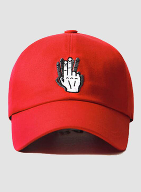 现货秒发！VIBRATE韩国直邮正品潮牌振动棒球帽手势信号鸭舌帽