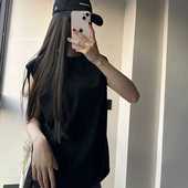 JustaLit2025夏冰感速干直角肩背心无袖 T恤短袖 遮肚百搭休闲上衣