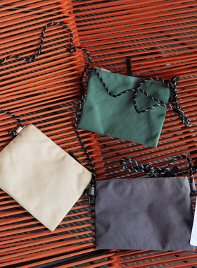 超值大容量纯色牛津布斜挎小包包便携手机包拉链包卡包收纳包