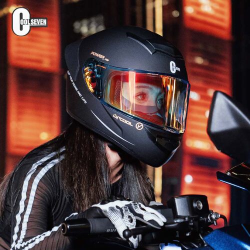 COOLSEVEN电动摩托车头盔男女