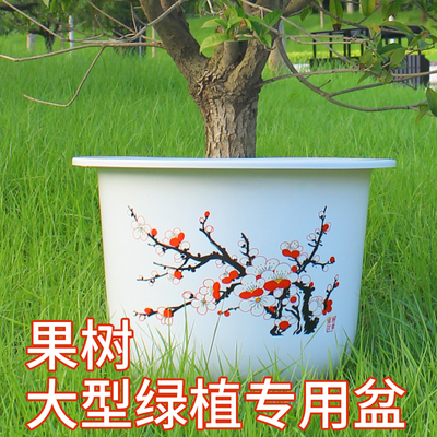 【破损包赔】特大号加厚花盆塑料仿陶瓷花盆批发耐用种树专用盆