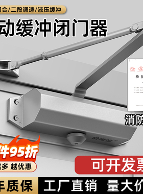 自动闭门器液压缓冲关门器重型推拉消防门防火门家用防盗门闭合器