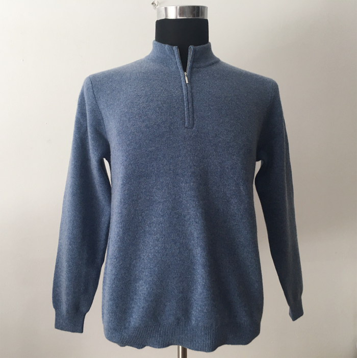 男拉链半高领交织加厚套头毛衣100%cashmere纯羊绒衫湿冷寒冬保暖,男装,针织衫/毛衣,淘宝优惠券,粉丝福利购,淘宝优惠卷