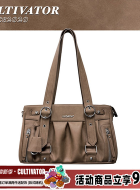 Cultivator原创小众复古休闲风百搭通勤单肩斜挎手提包2025秋冬新