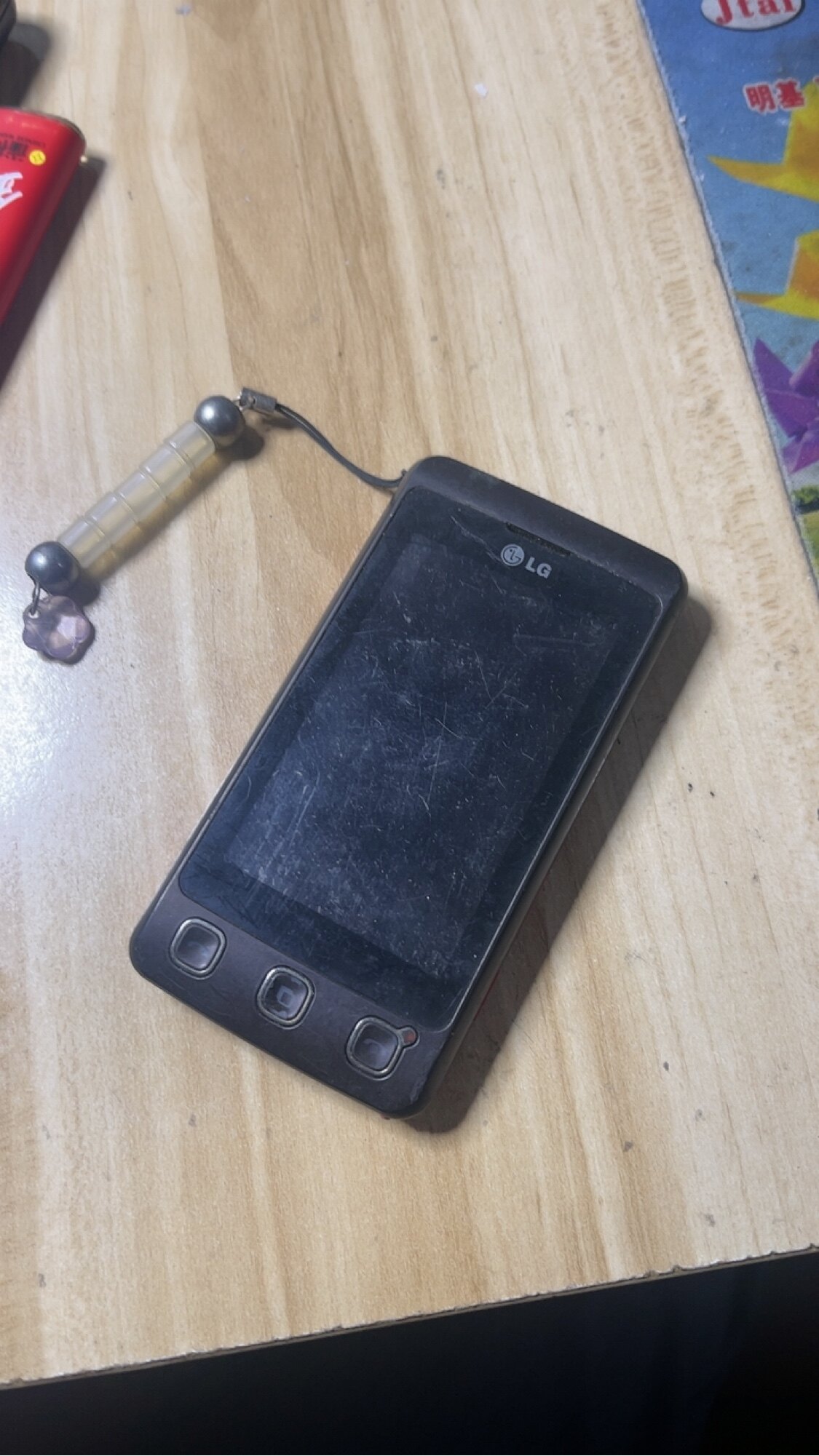 二手LG KP500触摸手写老手机移动怀旧收藏手机图片