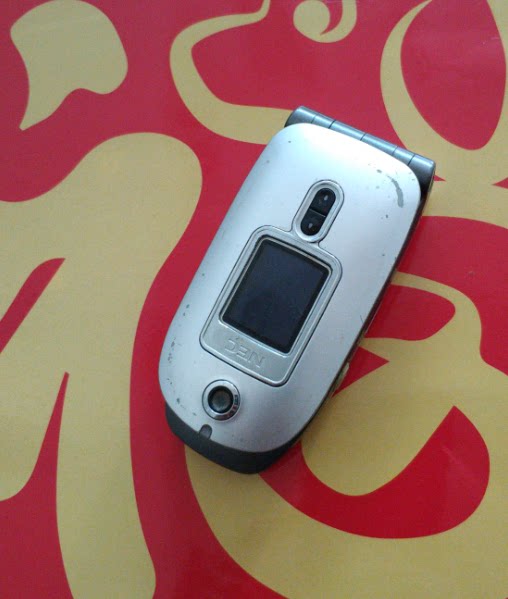 二手nec n8手机 翻盖超薄金属经典手机怀旧古董手机