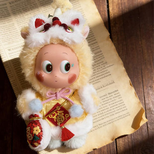 仅娃衣】适用于马力全开娃衣马年限定15cm星星人心愿马新年醒狮装