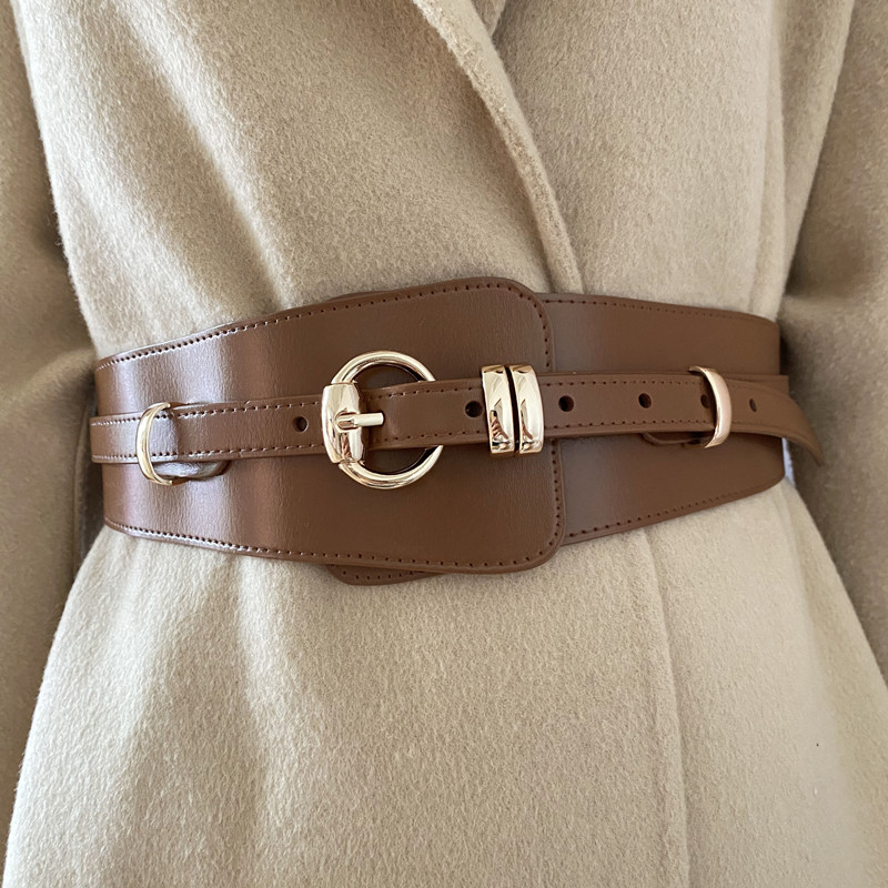 配西装时尚风衣真皮腰带