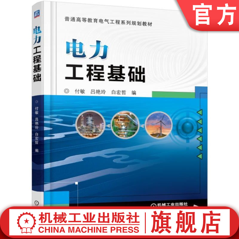 官网正版 电力工程基础 付敏 吕艳玲 白宏哲 普通高等教育系列教材 9787111549840 机械工业出版社旗舰店