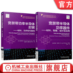 宽禁带半导体功率器件 宽禁带功率半导体封装 全2册 设计及应用 物理 件和可靠性 元 材料 宽禁带功率半导体前沿系列 官网