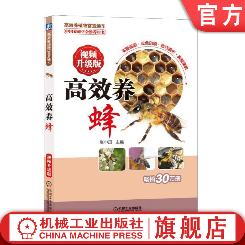 官网正版 高效养蜂 视频升级版 张中印 养殖致富直通车 经典实用技术图书 农业技能培训教材 机械工业出版社