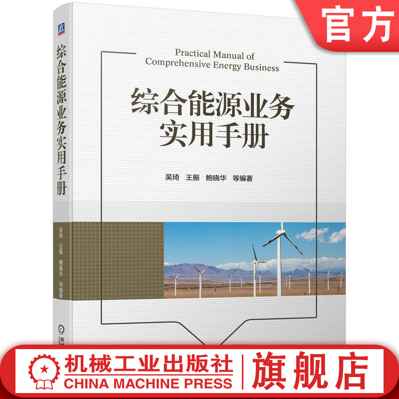 官网正版 综合能源业务实用手册 吴琦 王振 鲍晓华 能量 能耗 能效 电能 储能应用场景 供暖系统 制冷技术 热电联产 商业模式