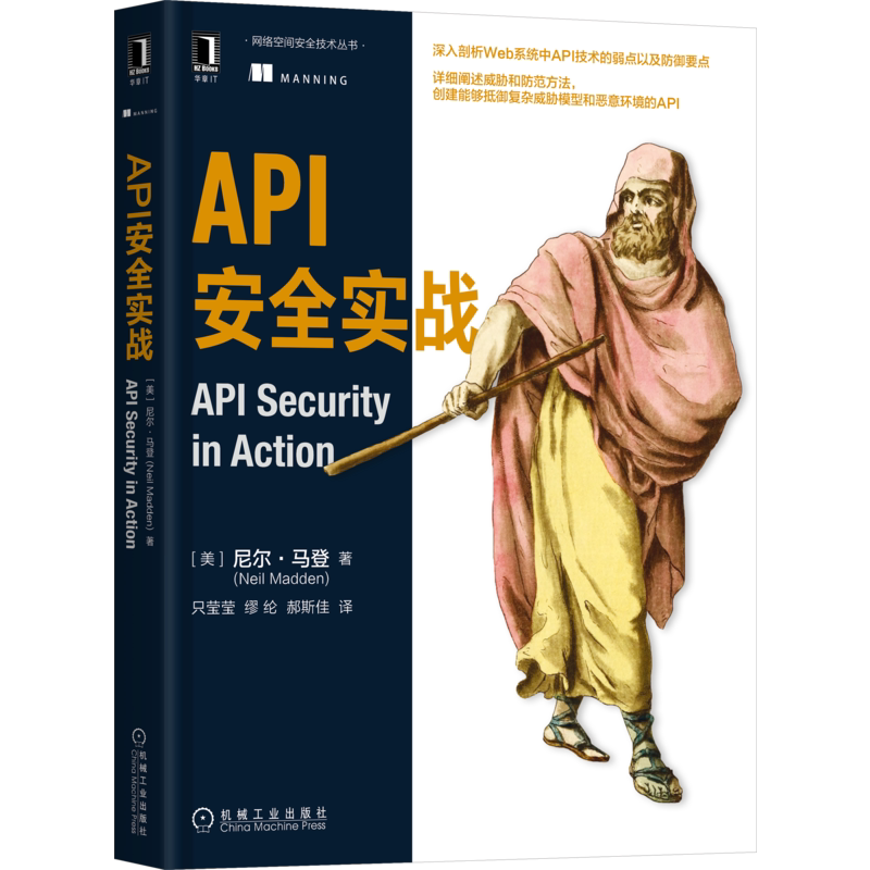 官网正版 API安全实战 尼尔 马登 环境 威胁模型 加密 身份识别 访问控制 授权  防御注入攻击 速率限制 密码数据库 哈希计算