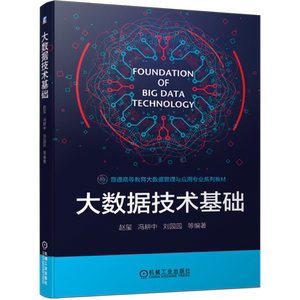 官网正版 大数据技术基础 赵玺 冯耕中 刘园园 普通高等教育系列教材 9787111663614 机械工业出版社旗舰店