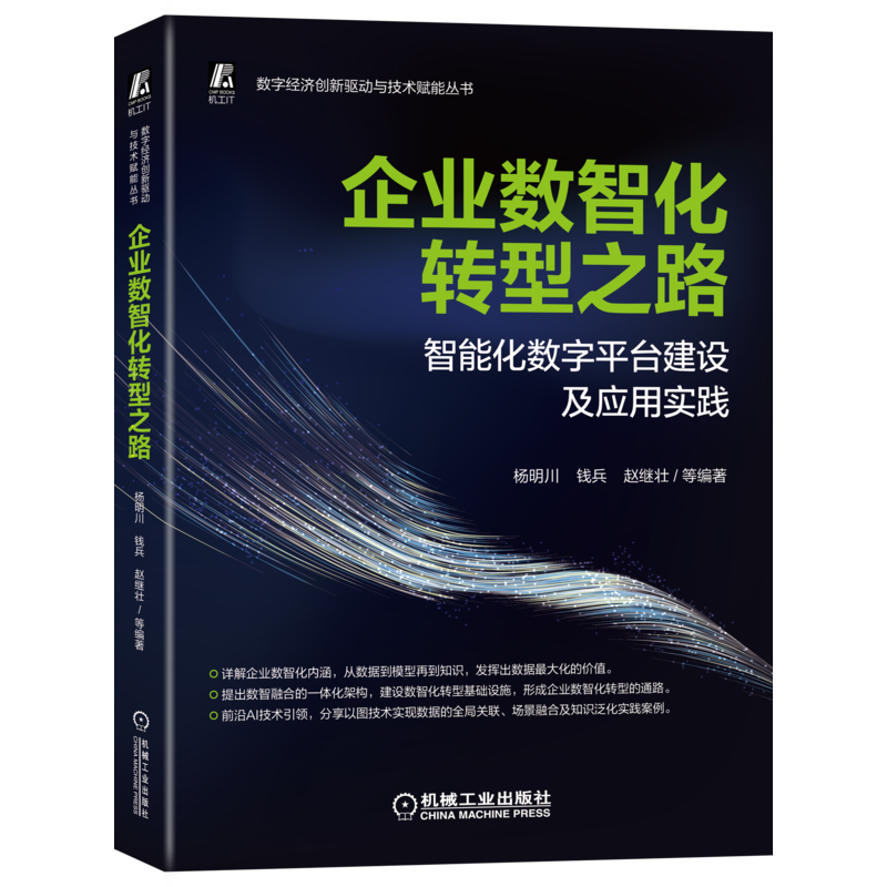 官网正版 企业数智化转型之路 智能化数字平台建设及应用实践 杨明川 钱兵 赵继壮 算力资源 大数据平台 AI能力 高性能存储