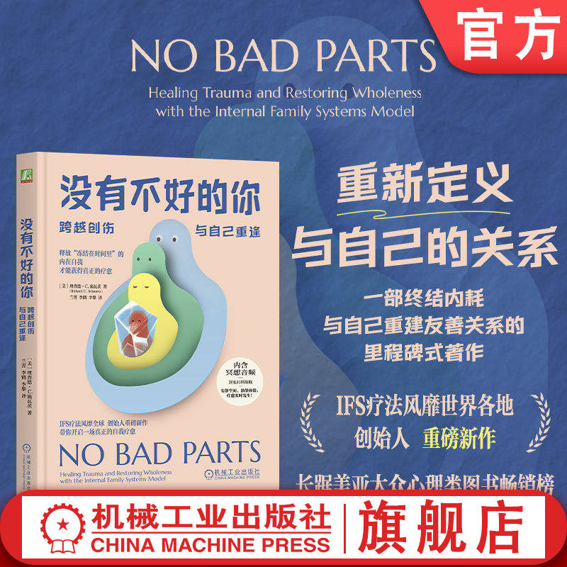 官网正版 没有不好的你：跨越创伤，与自己重逢 理查德 施瓦茨 IFS疗法 自我治愈 内在家庭系统 家庭治疗 心理咨询 冥想 冲突 防御