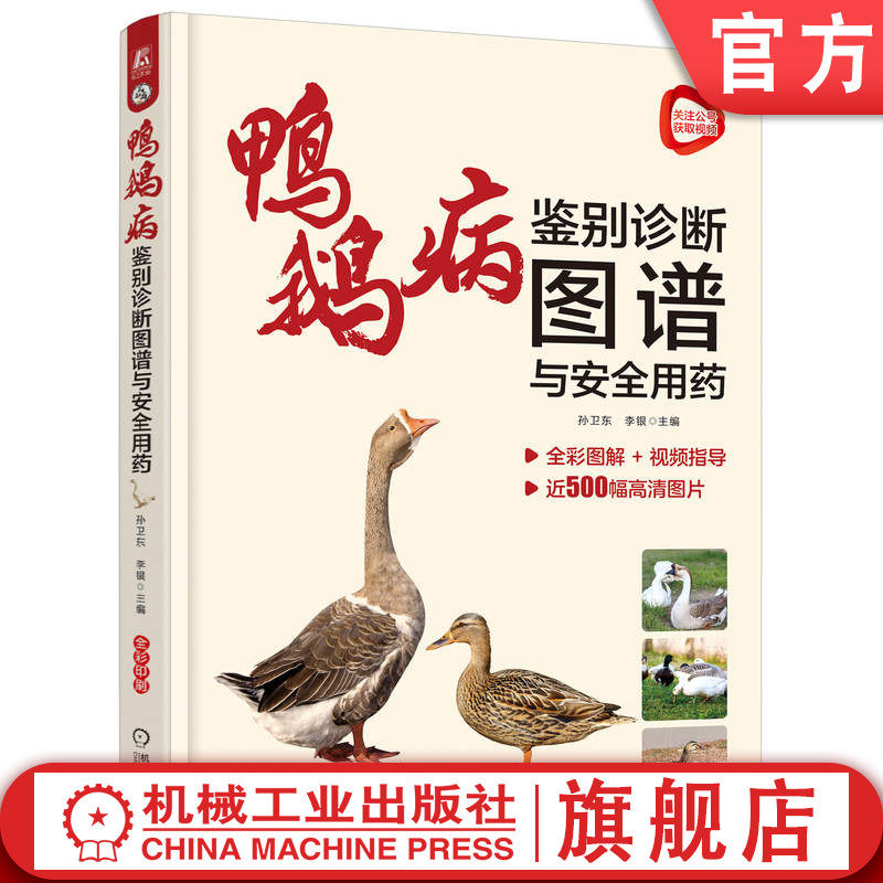 官网正版 鸭鹅病鉴别诊断图谱与安全用药 孙卫东 感染途径 运动障碍 食盐中毒 腹泻 呼吸系统 禽流感 泌尿生殖系统 免疫抑制