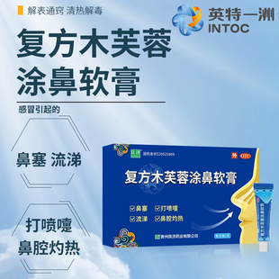 赠棉签】良济复方木芙蓉涂鼻软膏2g鼻塞鼻炎儿童成人专用药膏正品