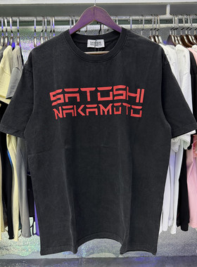 Satoshi Nakamoto Ev Tee 青年男女百搭流行个性美式短袖潮牌短袖