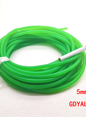 2-10米 5.0毫米 高弹力实心皮筋 1:5倍钓鱼泄力失手绳 弹弓圆皮筋