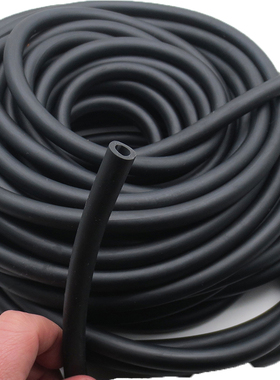 60100黑色高弹力乳胶套管 青少年体育训练 健身拉力绳橡筋扩胸器