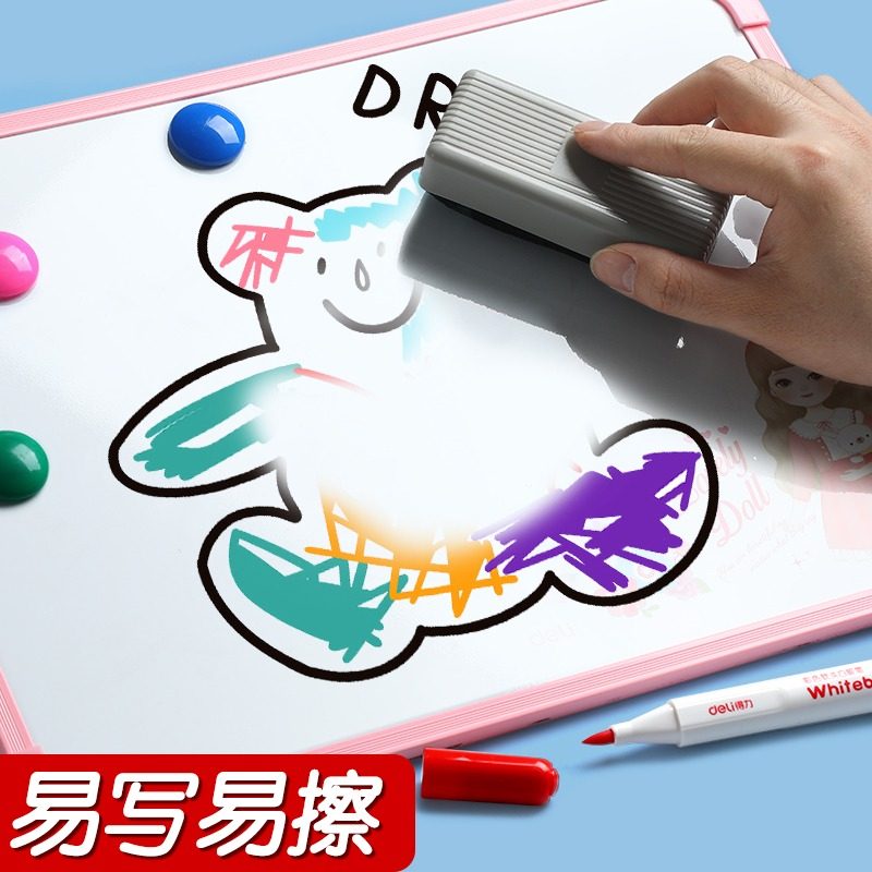 25개 이상 주문 시 무료 배송 델리 SK121 컬러 화이트보드 펜 소프트 헤드 어린이 무독성 지울 수 있는 드로잉 펜 세척 가능한 컬러 펜