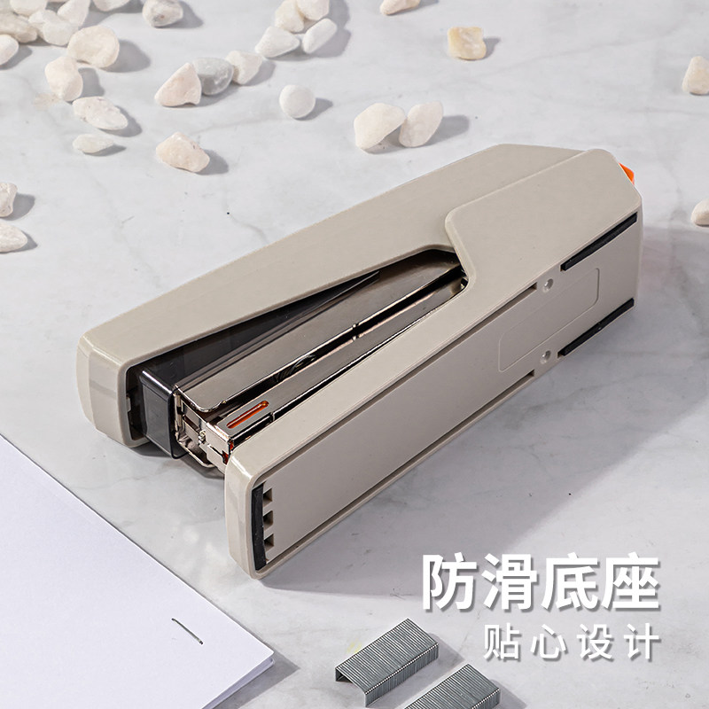 25개 이상 주문 시 무료 배송 DELI 0433 노동 절약형 스테이플러 오피스 팝업 플랫 네일 스테이플러 NO. 12 스테이플러