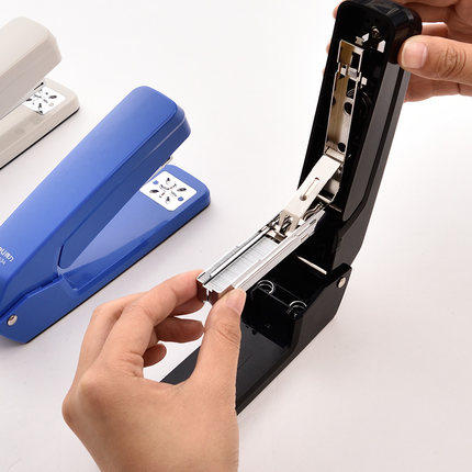 25개 이상 주문 시 무료 배송 DELI 0434 회전식 스테이플러 대형 사무용 스테이플러 중형 센터 솔기 바인딩 기계