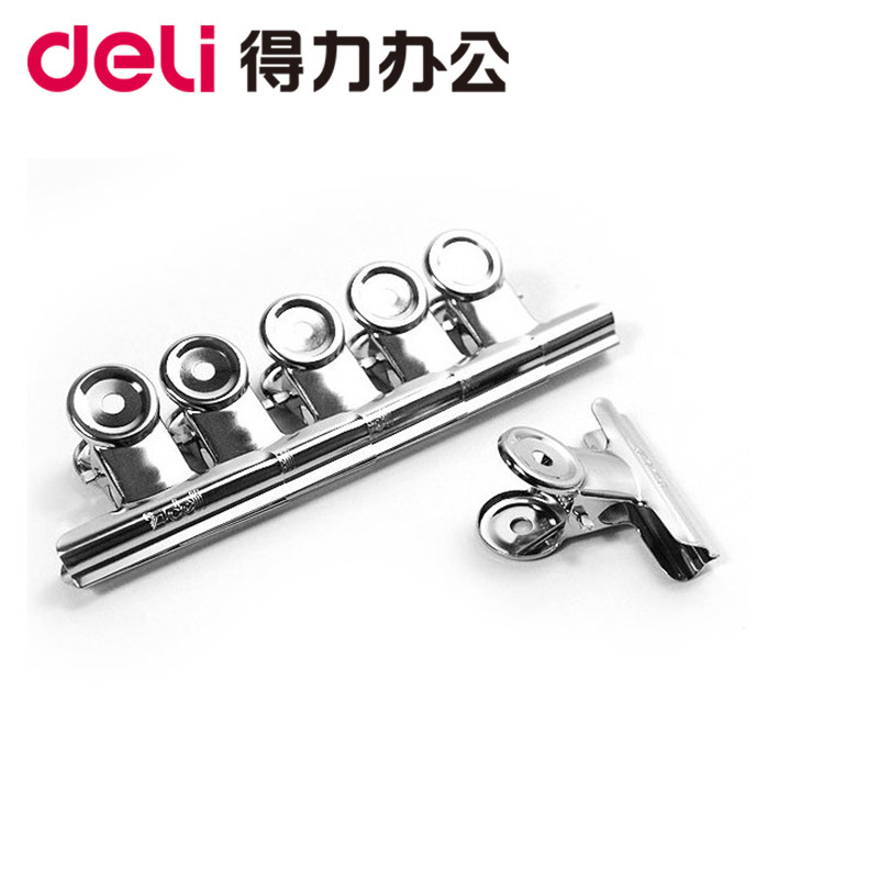 25개 이상 주문시 무료배송 델리 9521 스테인레스 스틸 클립 대형 철 클립 원형 철 티켓 클립 산 모양 클립 금속 클립