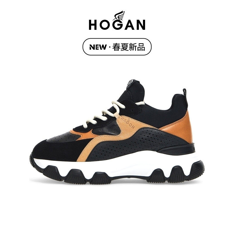 hogan女鞋2022春夏新款hyperactive系列猫爪鞋厚底增高鞋运动鞋