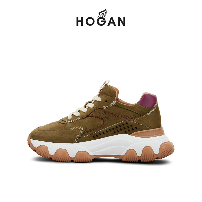 hogan女鞋hyperactive系列猫爪鞋时尚舒适厚底增高鞋运动鞋低帮鞋