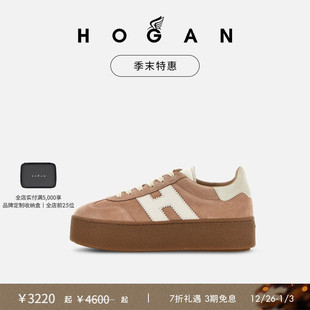 HOGAN女鞋 末特惠 Platform系列复古休闲鞋 季