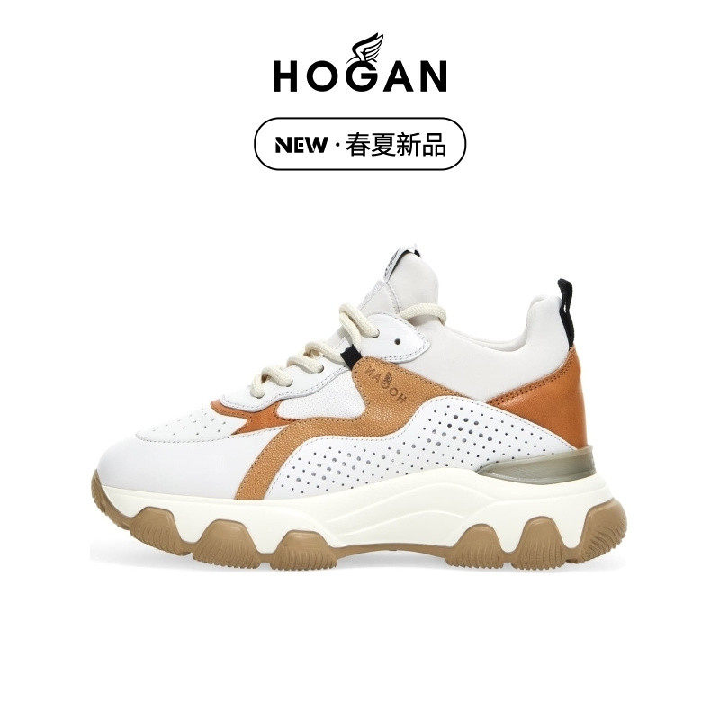 hogan女鞋2022春夏新款hyperactive系列猫爪鞋厚底增高鞋运动鞋