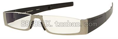 正品代购 PORSCHE DESIG 保时捷 P8810 A 阅读老花镜 折叠眼镜架