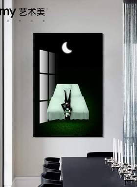 徐鸿儒客厅装饰画简约