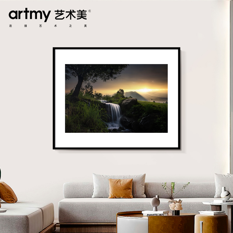 杜武朝 风景挂画摄影作品客厅玄关走廊装饰画卧室背景墙壁画玄关图片